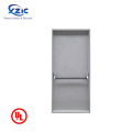 china emergency exit steel metal door with panic push bar exterior